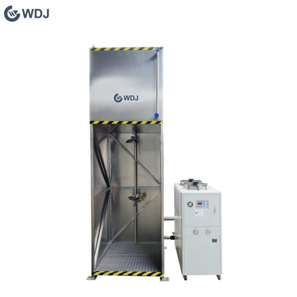 ATEX Certificate SS316 Tank fed 1500L Safety Shower & Eyewash with Chiller Explosion proof Type 