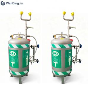 ANSI Certificate Matt coating Mobile Self-Contained Safety Eyewash 60L Eye Face wash