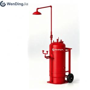 Painted Sandblasted Matt Finish Portable Emergency Eyewash 30 gallon 